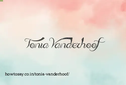 Tonia Vanderhoof