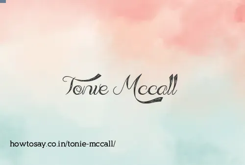 Tonie Mccall