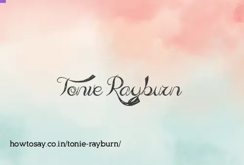 Tonie Rayburn