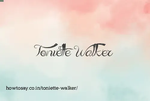 Toniette Walker