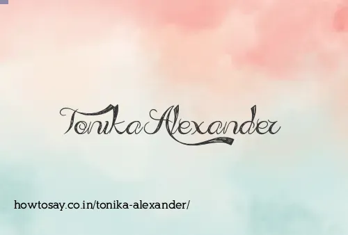 Tonika Alexander