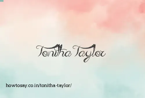 Tonitha Taylor
