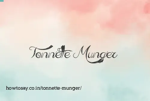 Tonnette Munger