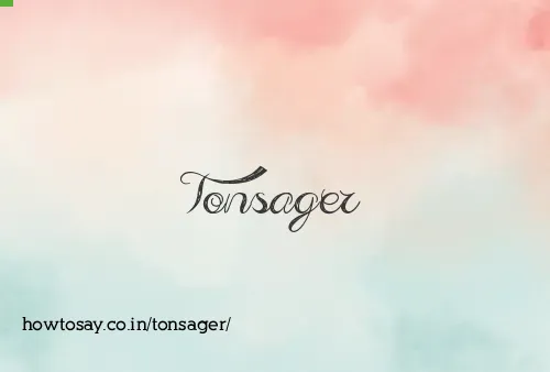 Tonsager