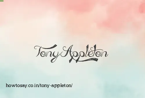 Tony Appleton