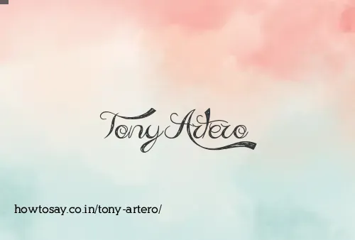 Tony Artero