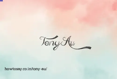 Tony Au