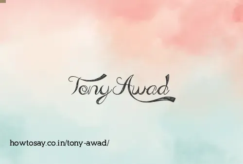 Tony Awad