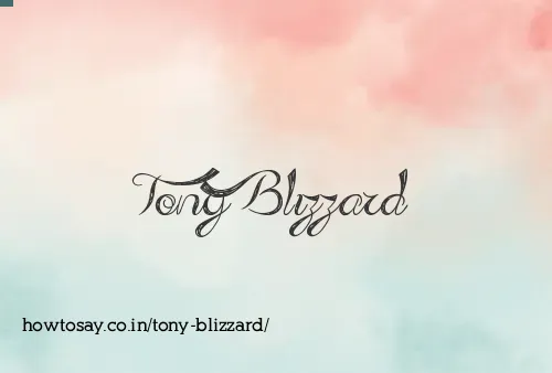 Tony Blizzard