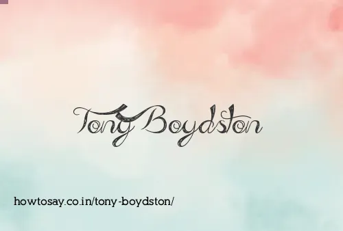 Tony Boydston