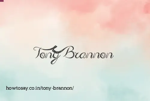 Tony Brannon