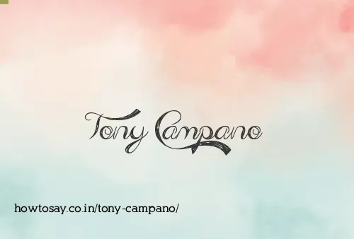 Tony Campano