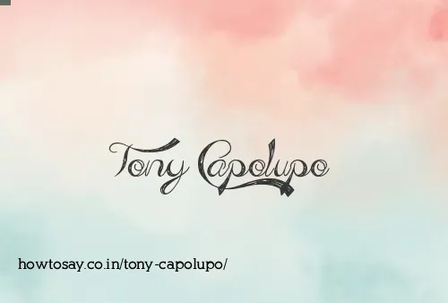 Tony Capolupo