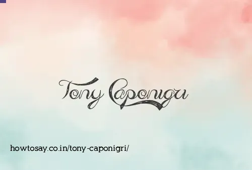 Tony Caponigri