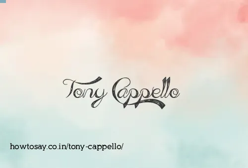 Tony Cappello