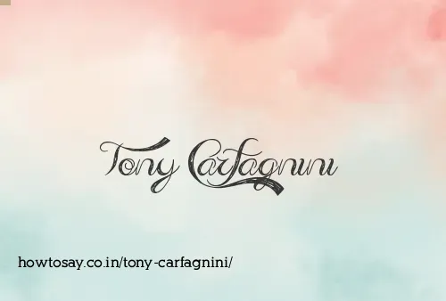 Tony Carfagnini