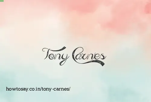 Tony Carnes