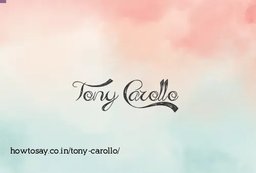 Tony Carollo