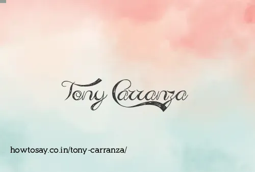 Tony Carranza