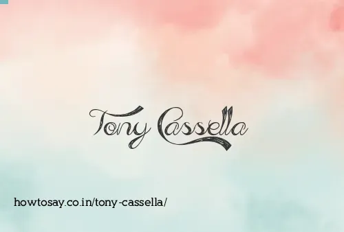 Tony Cassella