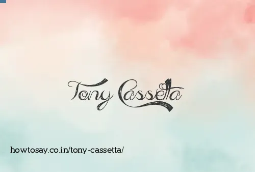 Tony Cassetta