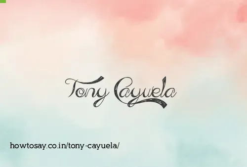Tony Cayuela