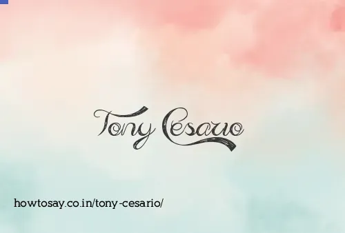 Tony Cesario