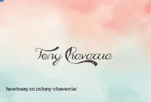 Tony Chavarria