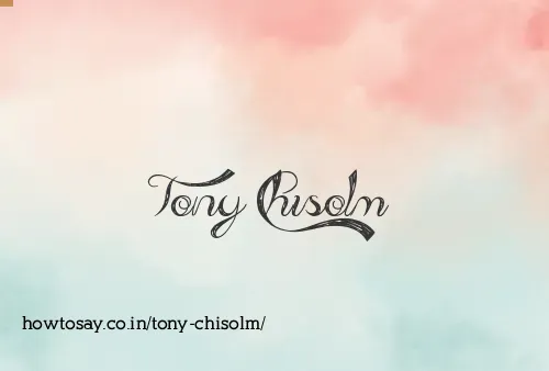 Tony Chisolm