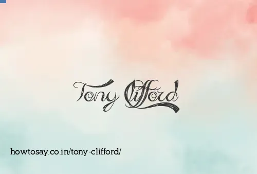 Tony Clifford