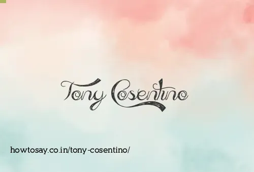 Tony Cosentino