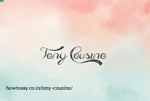 Tony Cousino