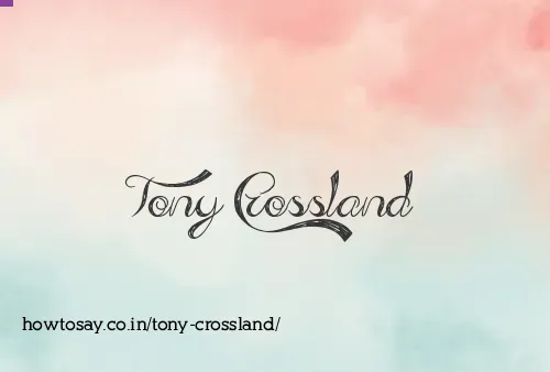 Tony Crossland