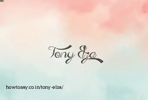 Tony Elza
