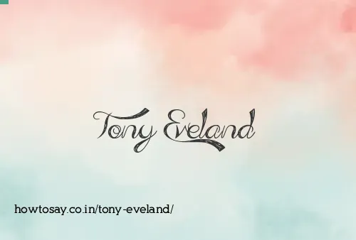 Tony Eveland