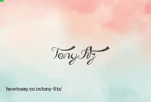 Tony Fitz