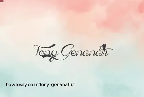Tony Genanatti