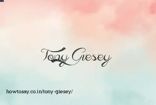 Tony Giesey