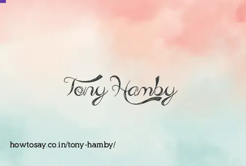 Tony Hamby