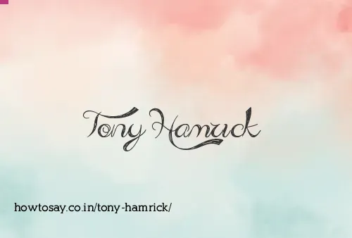 Tony Hamrick