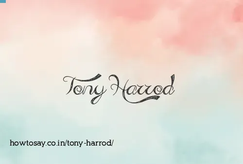 Tony Harrod