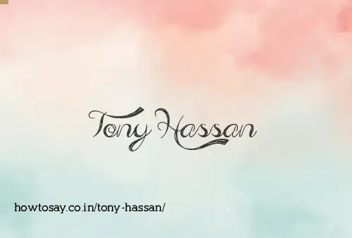 Tony Hassan