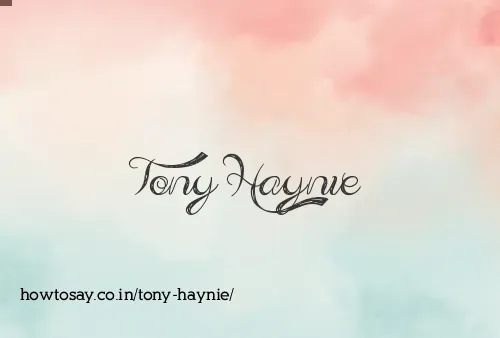 Tony Haynie