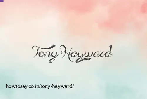Tony Hayward