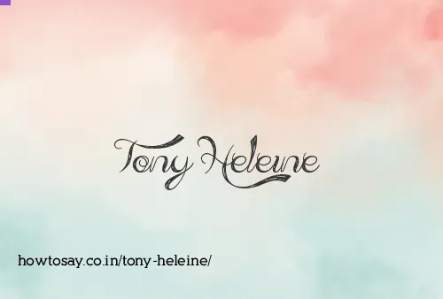 Tony Heleine