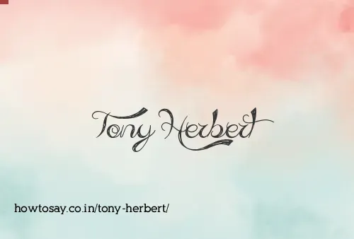 Tony Herbert