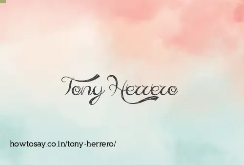 Tony Herrero