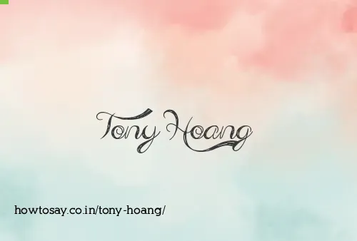 Tony Hoang
