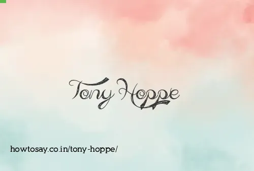 Tony Hoppe