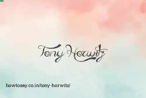 Tony Horwitz